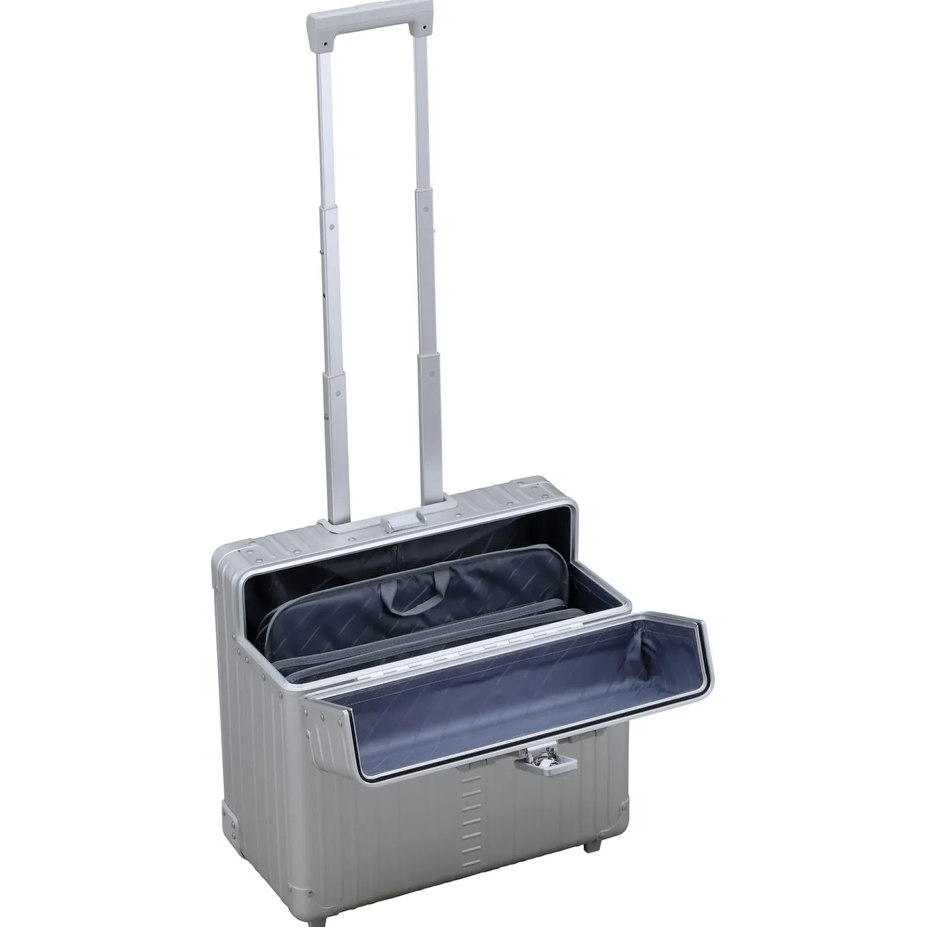 17 - 2-Rollen-Businesstrolley 42 cm (silver)