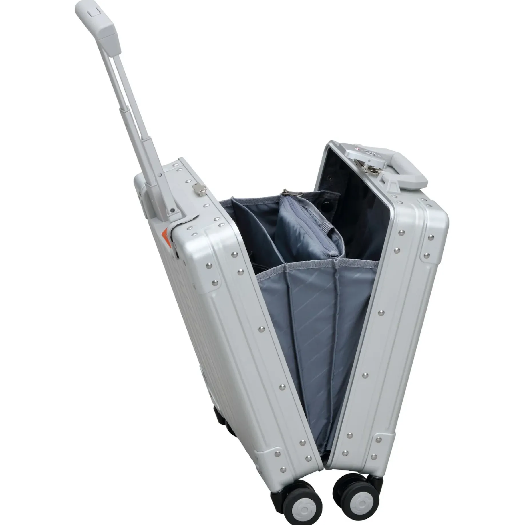 16 - 4-Rollen-Kabinentrolley 42 cm (silver)