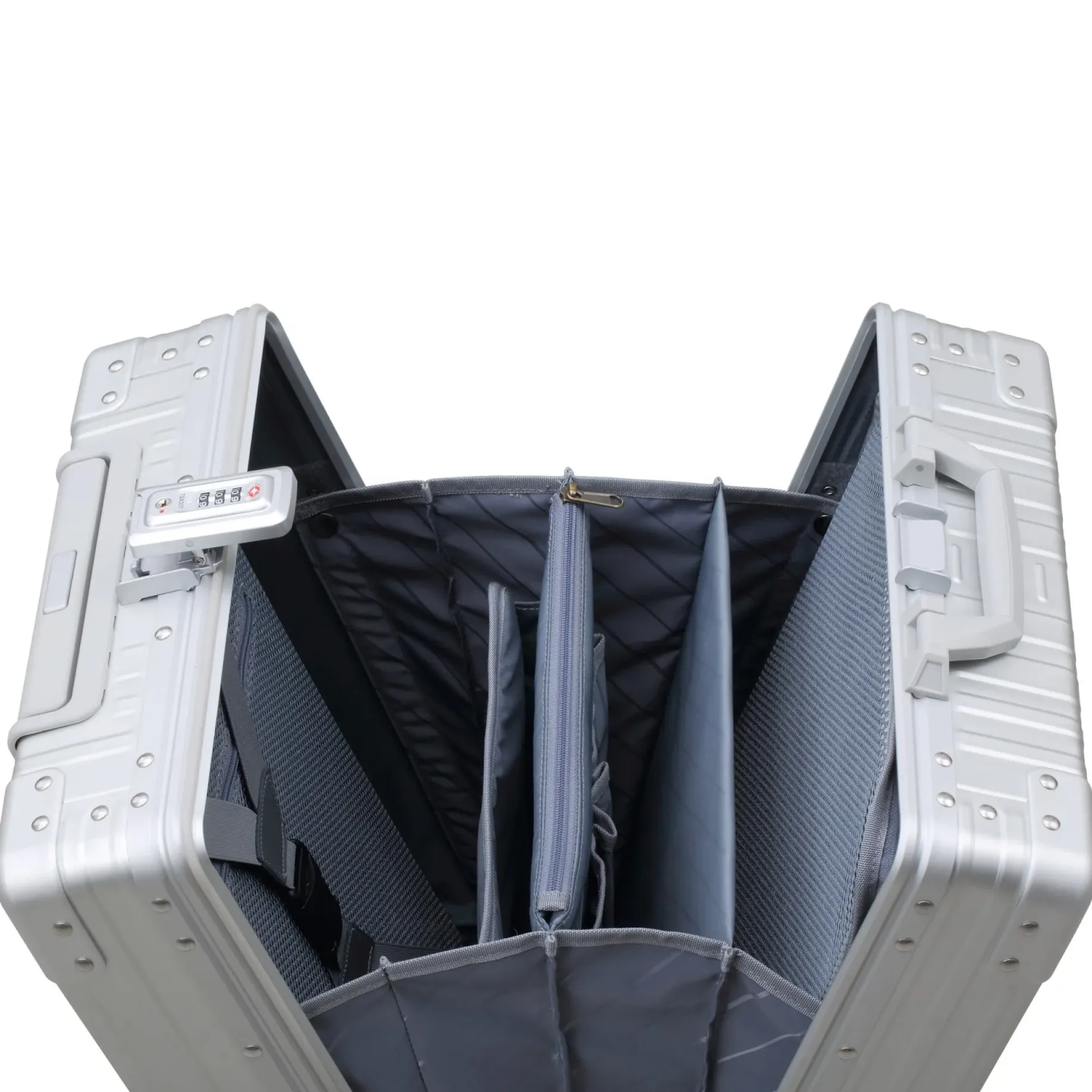 21 - 4-Rollen-Kabinentrolley 56 cm (silver)
