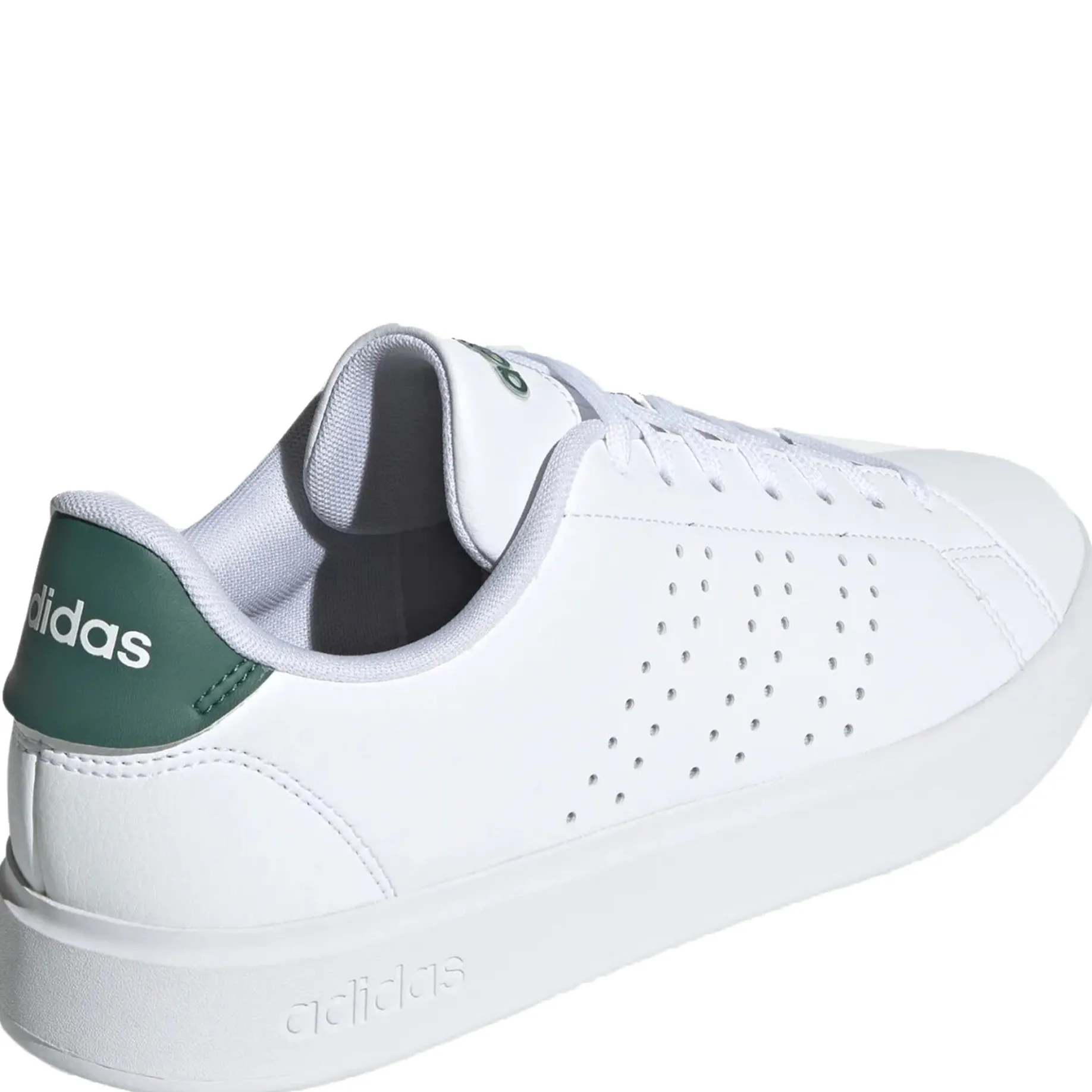 Advantage 2.0 Sneaker - Men Schuh (ftwr white/core black/collegiate green, 44 2/3)