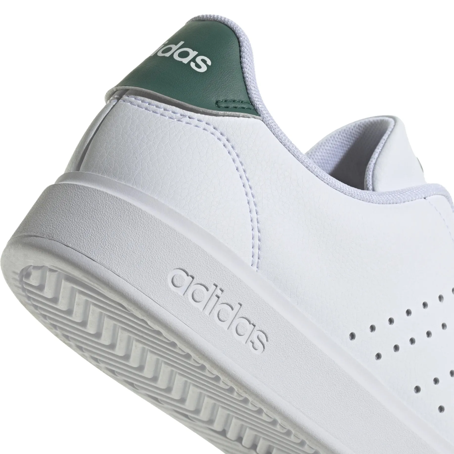 Advantage 2.0 Sneaker - Men Schuh (ftwr white/core black/collegiate green, 42 2/3)