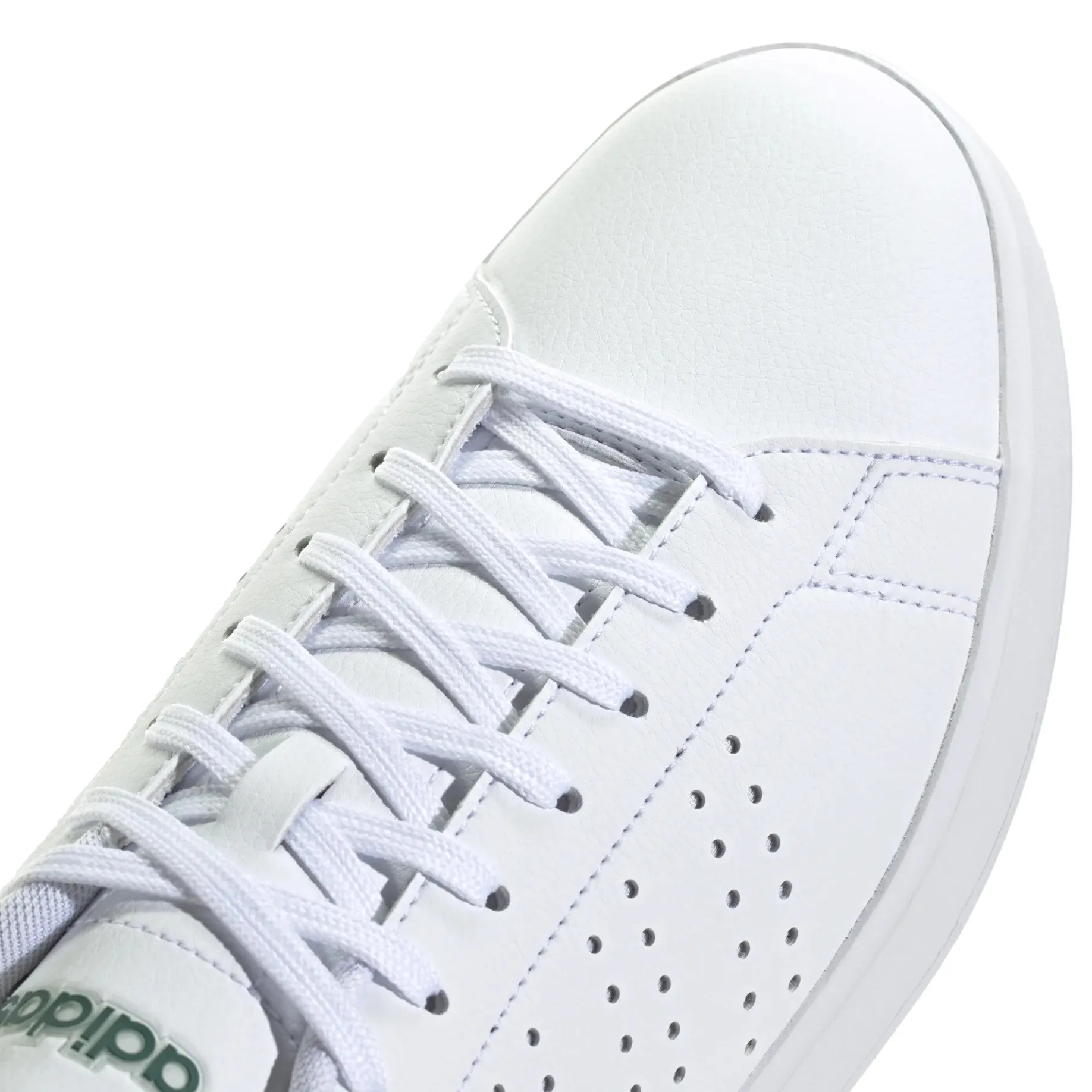 Advantage 2.0 Sneaker - Men Schuh (ftwr white/core black/collegiate green, 43 1/3)