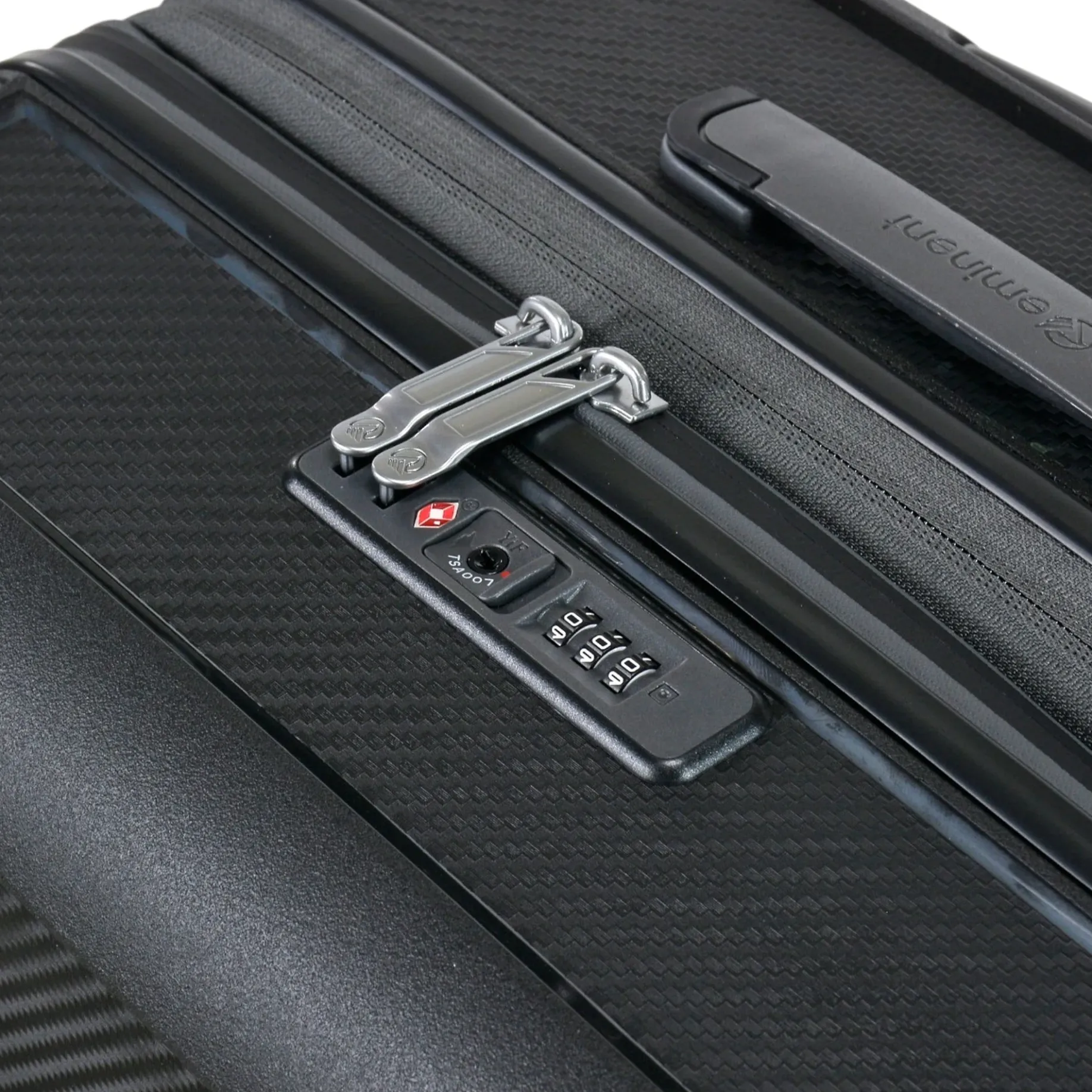 AEGIS - 4-Rollen-Kabinentrolley 55 cm erw. (midnight black)