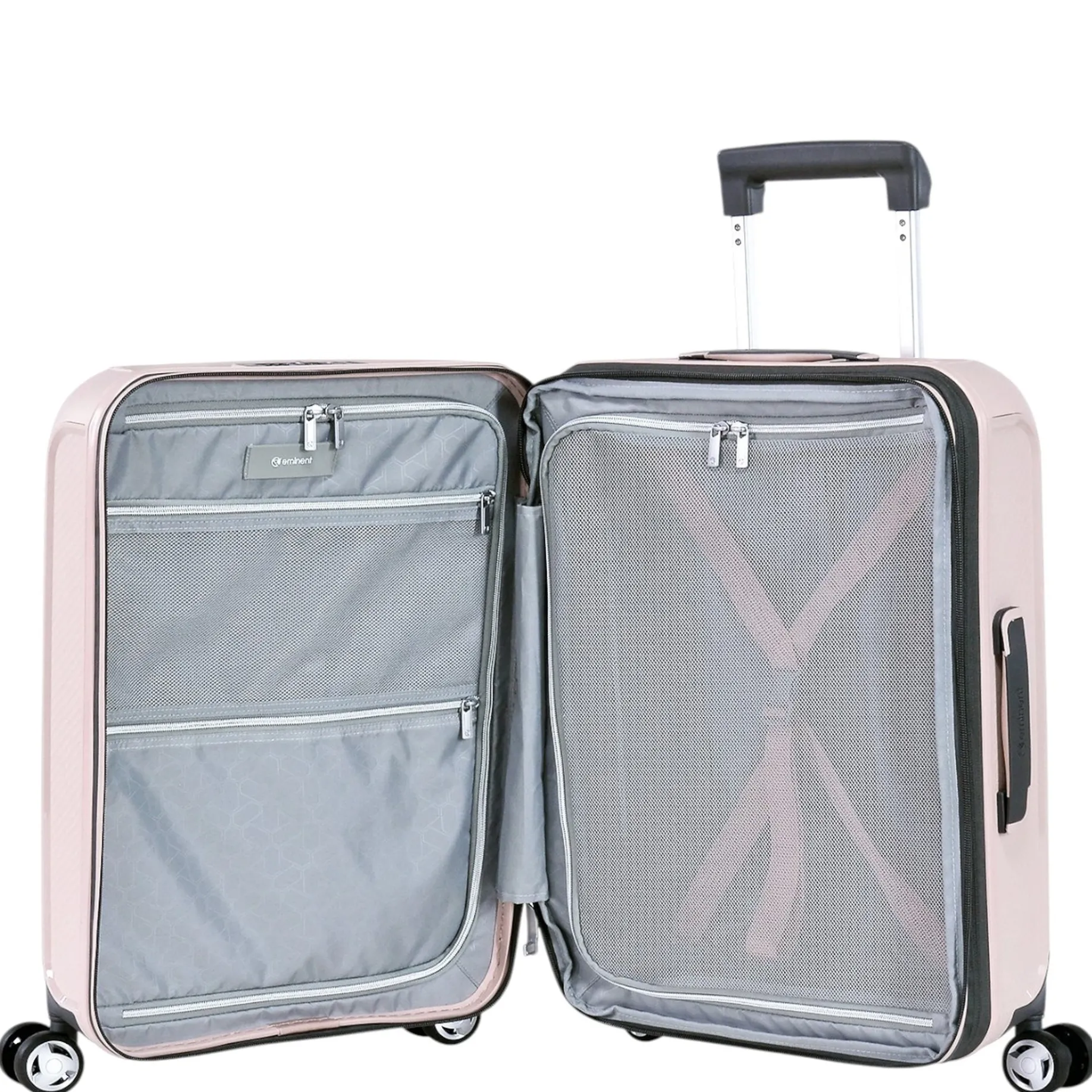 AEGIS - 4-Rollen-Kabinentrolley 55 cm erw. (light pink)