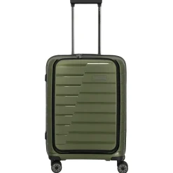 Air Base - 4-Rollen-Kabinentrolley mit Vortasche S 55 cm (olive)