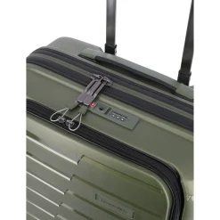 Air Base - 4-Rollen-Kabinentrolley mit Vortasche S 55 cm (olive)