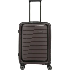 Air Base - 4-Rollen-Kabinentrolley mit Vortasche S 55 cm (coffee)