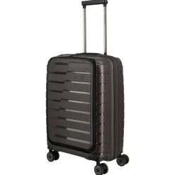 Air Base - 4-Rollen-Kabinentrolley mit Vortasche S 55 cm (coffee)