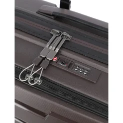 Air Base - 4-Rollen-Kabinentrolley mit Vortasche S 55 cm (coffee)