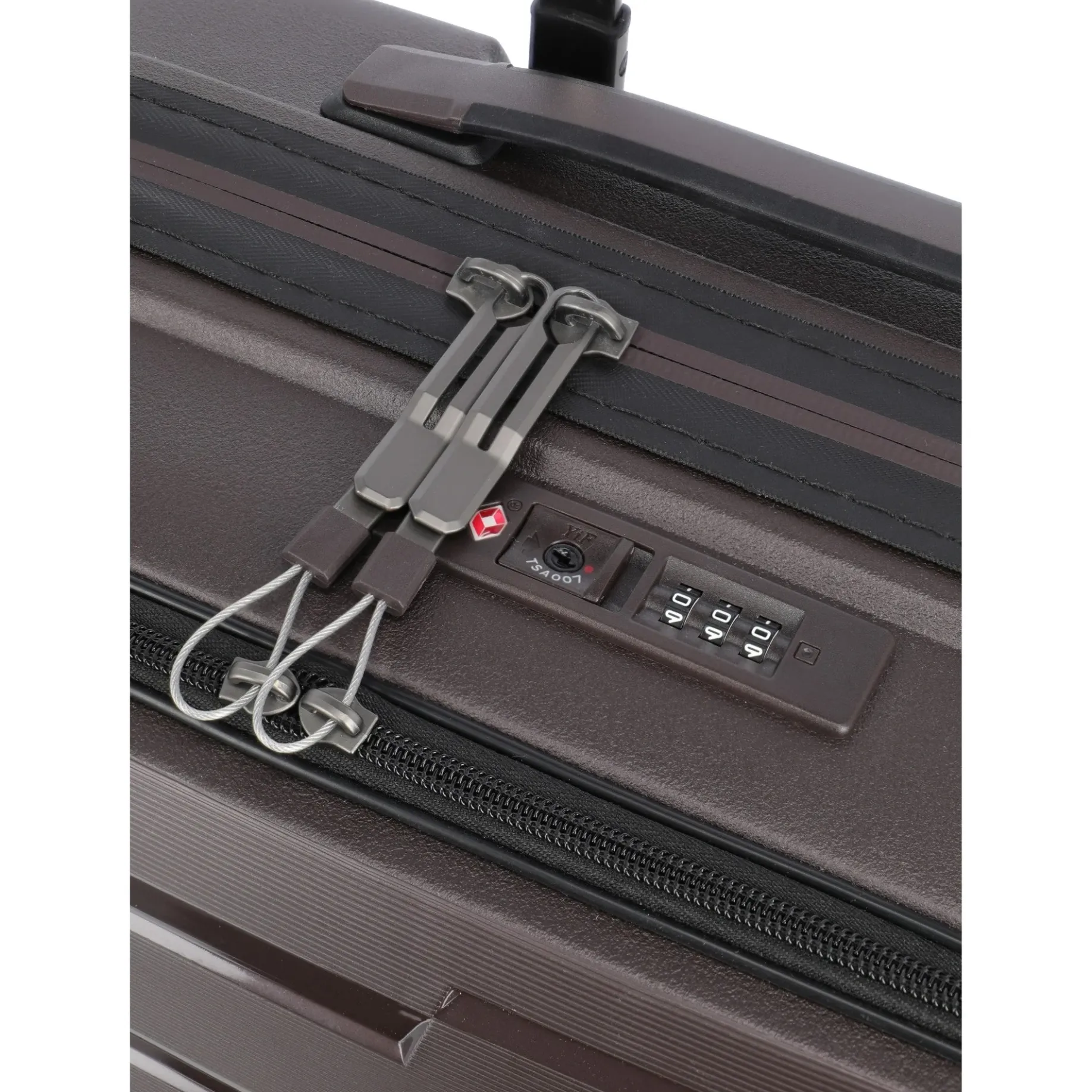 Air Base - 4-Rollen-Kabinentrolley mit Vortasche S 55 cm (coffee)