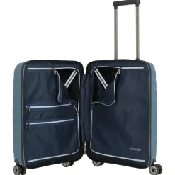 Air Base - 4-Rollen-Kabinentrolley mit Vortasche S 55 cm (iceblue)