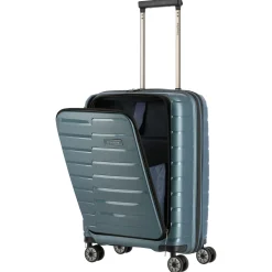 Air Base - 4-Rollen-Kabinentrolley mit Vortasche S 55 cm (iceblue)