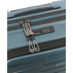 Air Base - 4-Rollen-Kabinentrolley mit Vortasche S 55 cm (iceblue)
