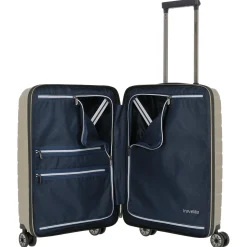 Air Base - 4-Rollen-Kabinentrolley mit Vortasche S 55 cm (champagner)