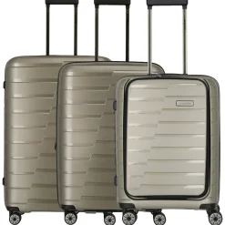 Air Base - 4-Rollen-Trolley Set 3tlg. L/M/S Vortasche (champagner)