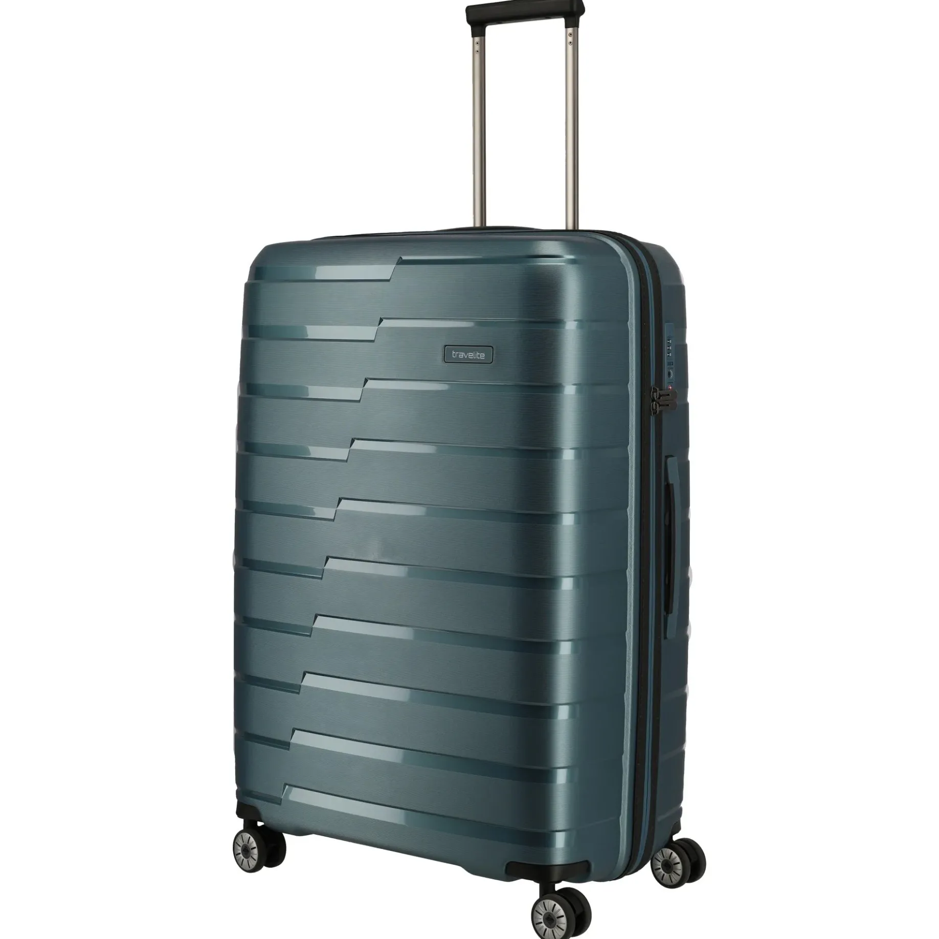 Air Base - 4-Rollen-Trolley Set 3tlg. L/M/S Vortasche (iceblue)