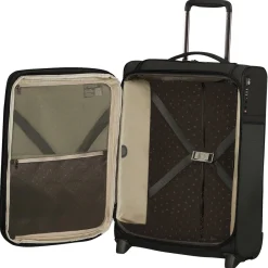 Airea Upright - 2-Rollen-Kabinentrolley 55 cm (Toppocket) erw. (black)