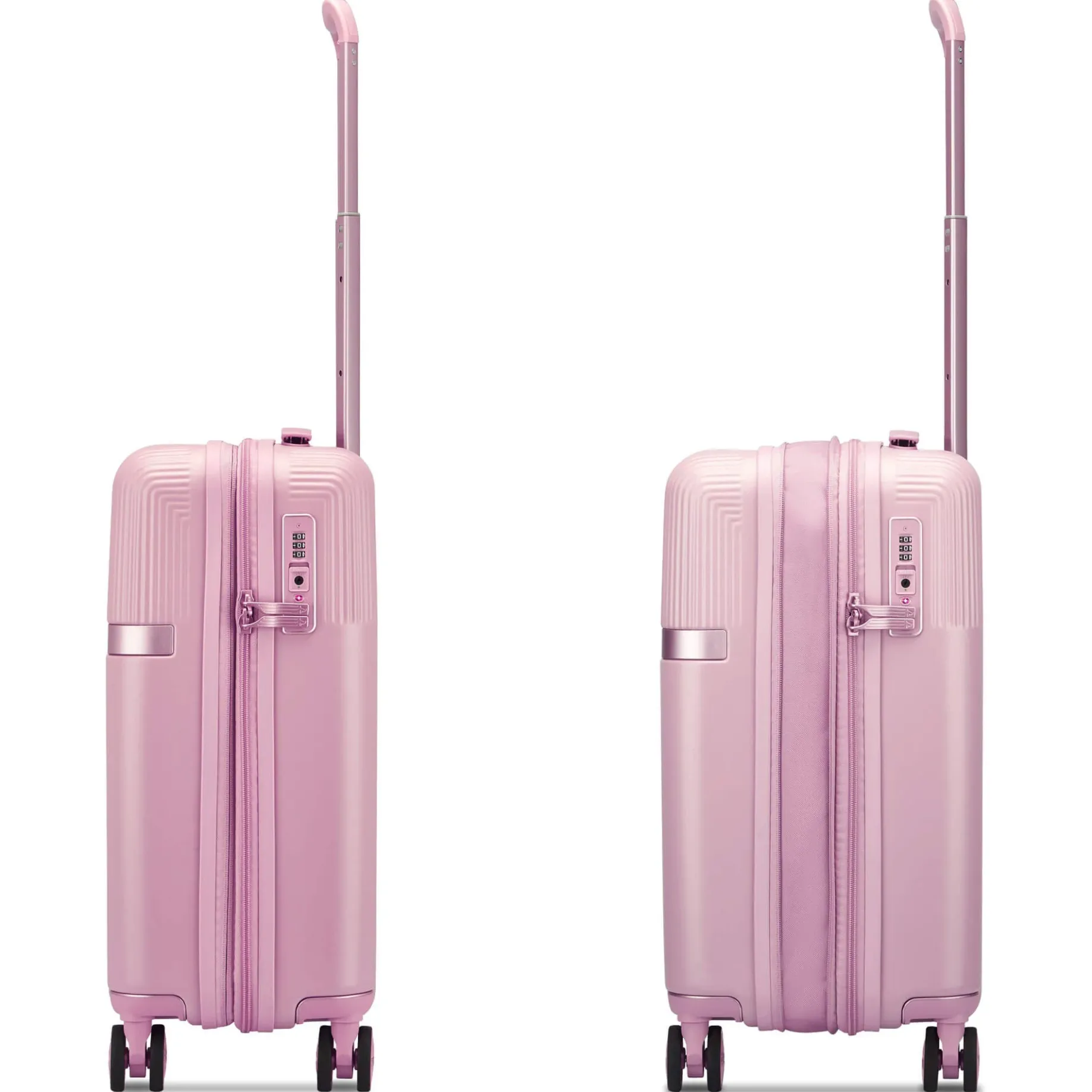 AirGlam - 4-Rollen-Kabinentrolley S 55 cm erw. (rosa cipria)