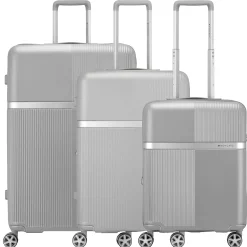 AirGlam - 4-Rollen-Trolley Set 3tlg. erw. (grigio perla)