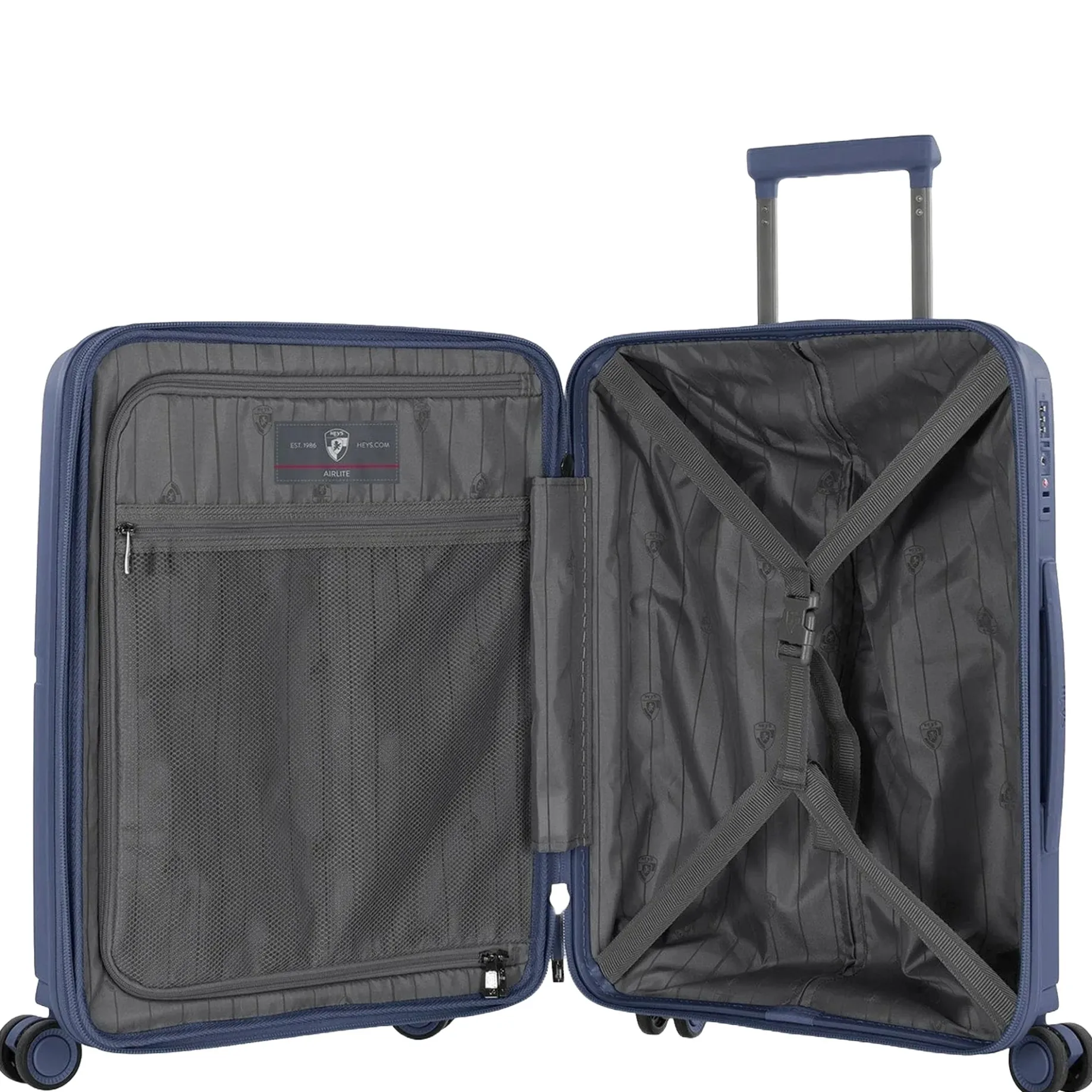 AirLite - 4-Rollen-Kabinentrolley S 53 cm erw. (blue)