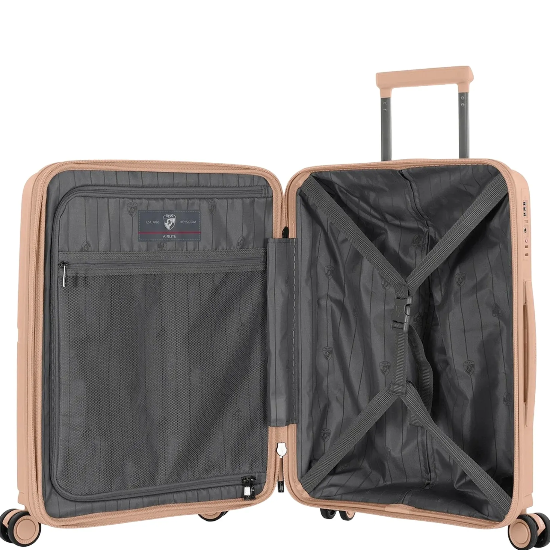 AirLite - 4-Rollen-Kabinentrolley S 53 cm erw. (nude)