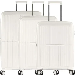 AirLite - 4-Rollen-Trolley Set 3tlg. L/M/S erw. (weiß)