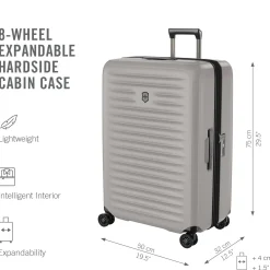 Airox Advanced - 4-Rollen-Trolley L 75 cm erw. (stone white)
