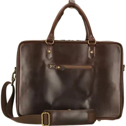 Albert - Aktentasche XL 41 cm (brown/dots)