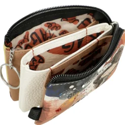 Alma - Geldbörse mit Schlüsselring 12 cm (multicolor)