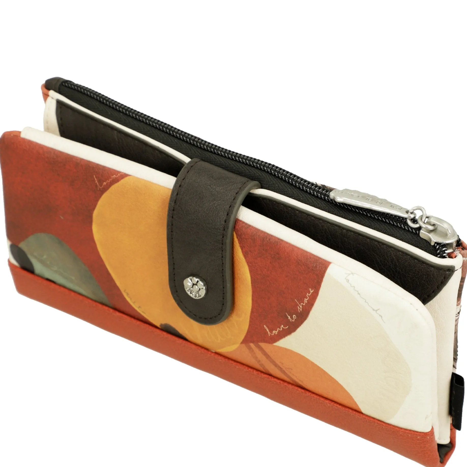Alma - Geldbörse mit zusätzlichem Kartenhalter 21 cm (multicolor)