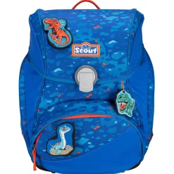 Alpha Exklusiv Superflash - Schulranzen Set 4tlg. (Blue Dino)
