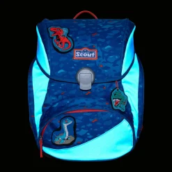 Alpha Exklusiv Superflash - Schulranzen Set 4tlg. (Blue Dino)