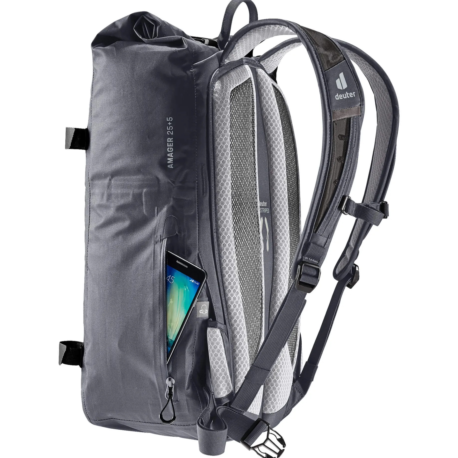 Amager 25+5 - wasserdichter Fahrradrucksack 15" 48 cm (graphite)
