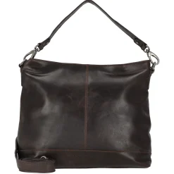 Amelia - Schultertasche Leder 32 cm (brown)