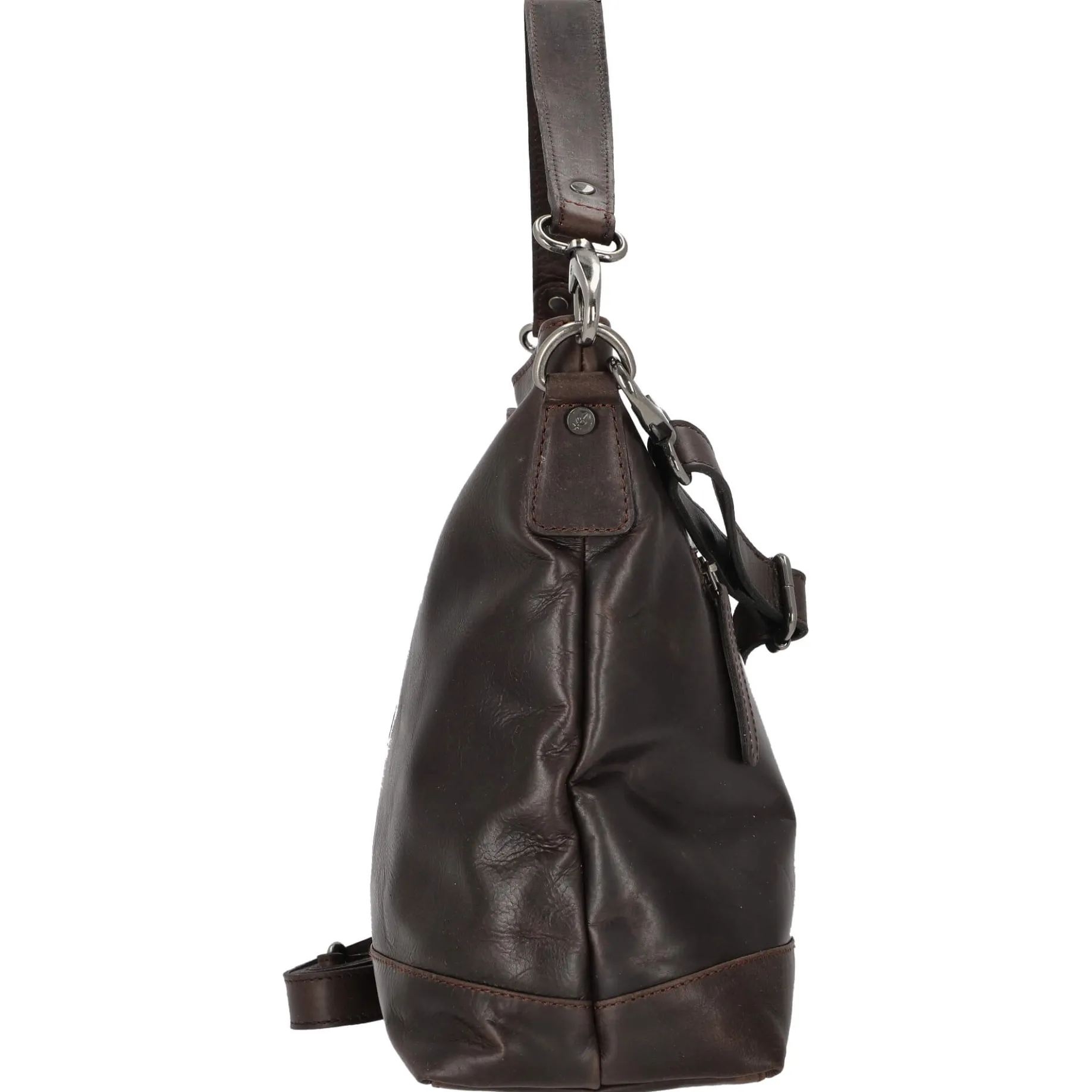 Amelia - Schultertasche Leder 32 cm (brown)