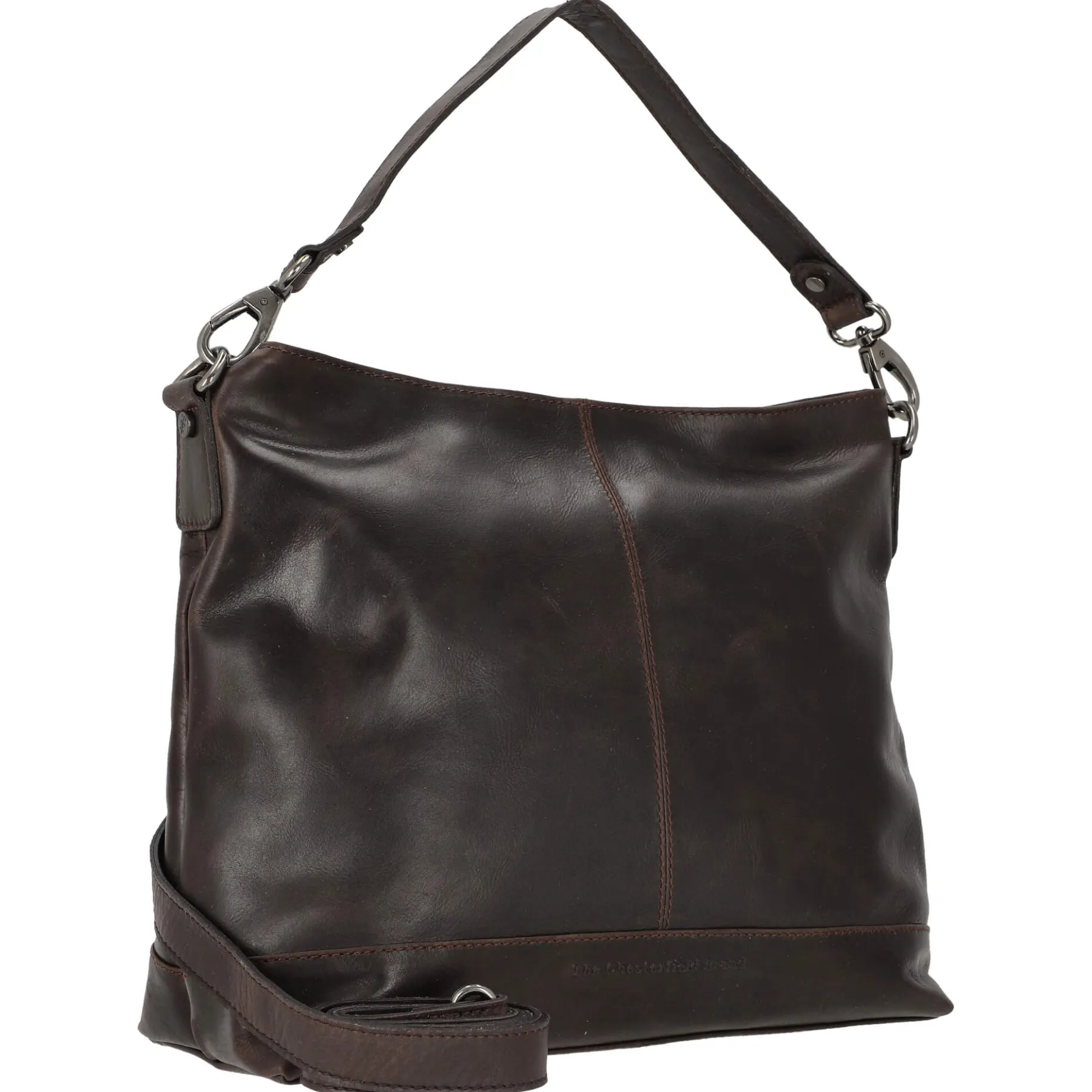 Amelia - Schultertasche Leder 32 cm (brown)