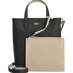 Anna - vertical Shopper 29 cm (noir krema)
