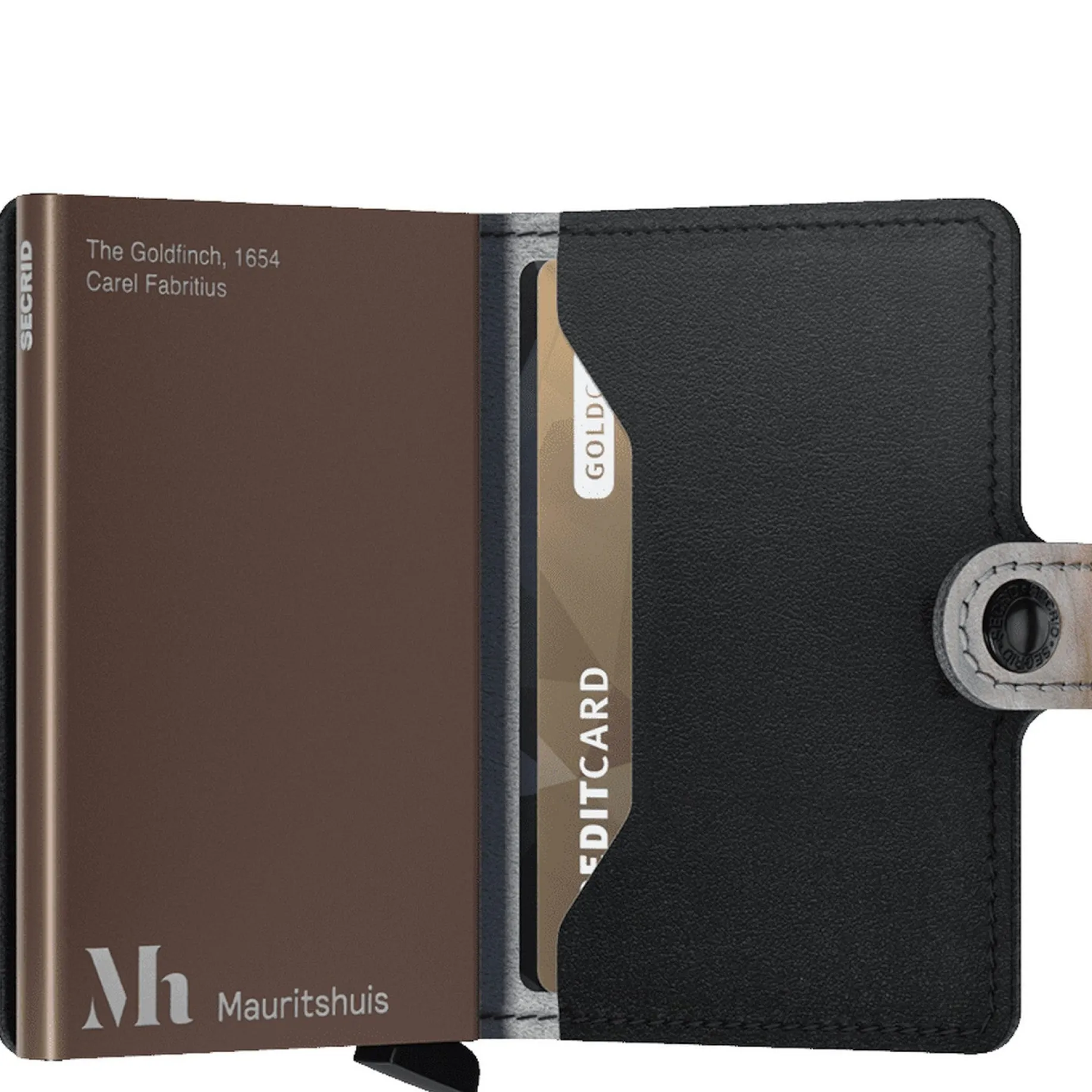 Art Miniwallet - Geldbörse RFID 6.5 cm (Mauritshuis Goldfinch)