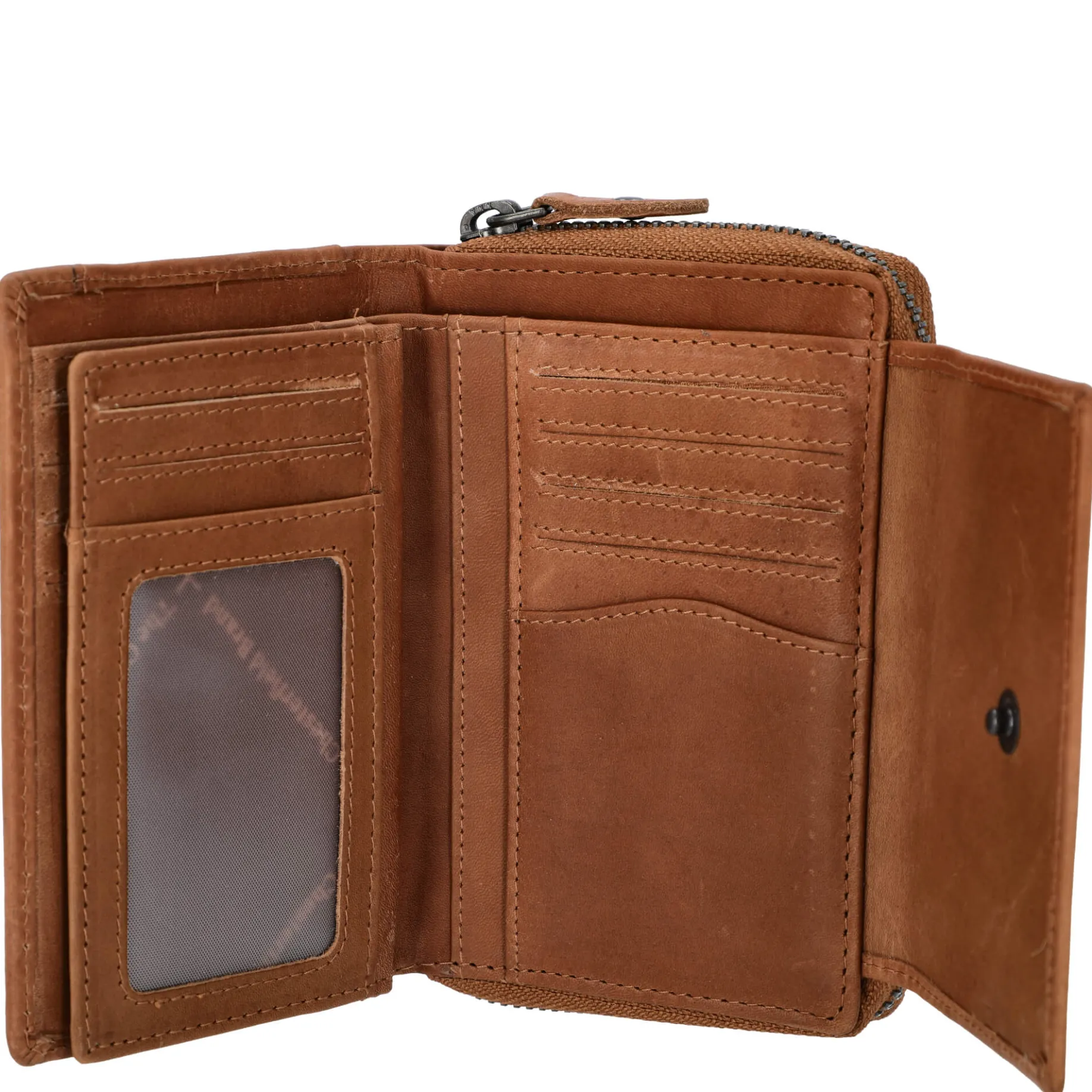Ascot - Geldbörse 15cc 14 cm RFID (cognac)