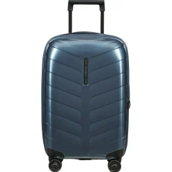 Attrix - 4 Rollen Kabinentrolley S 55 cm erw. (steel blue)