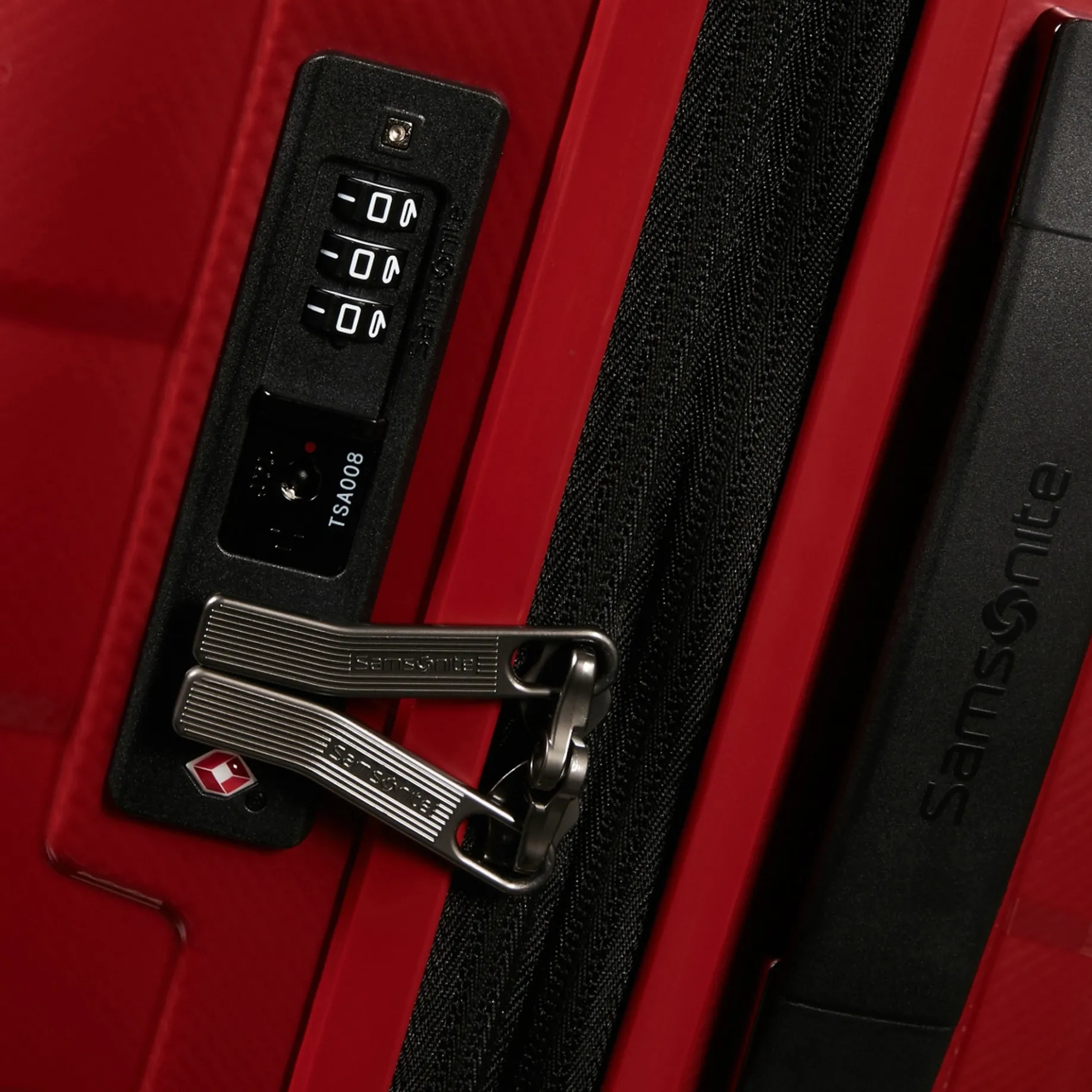 Attrix - 4 Rollen Kabinentrolley S 55 cm erw. (rot)