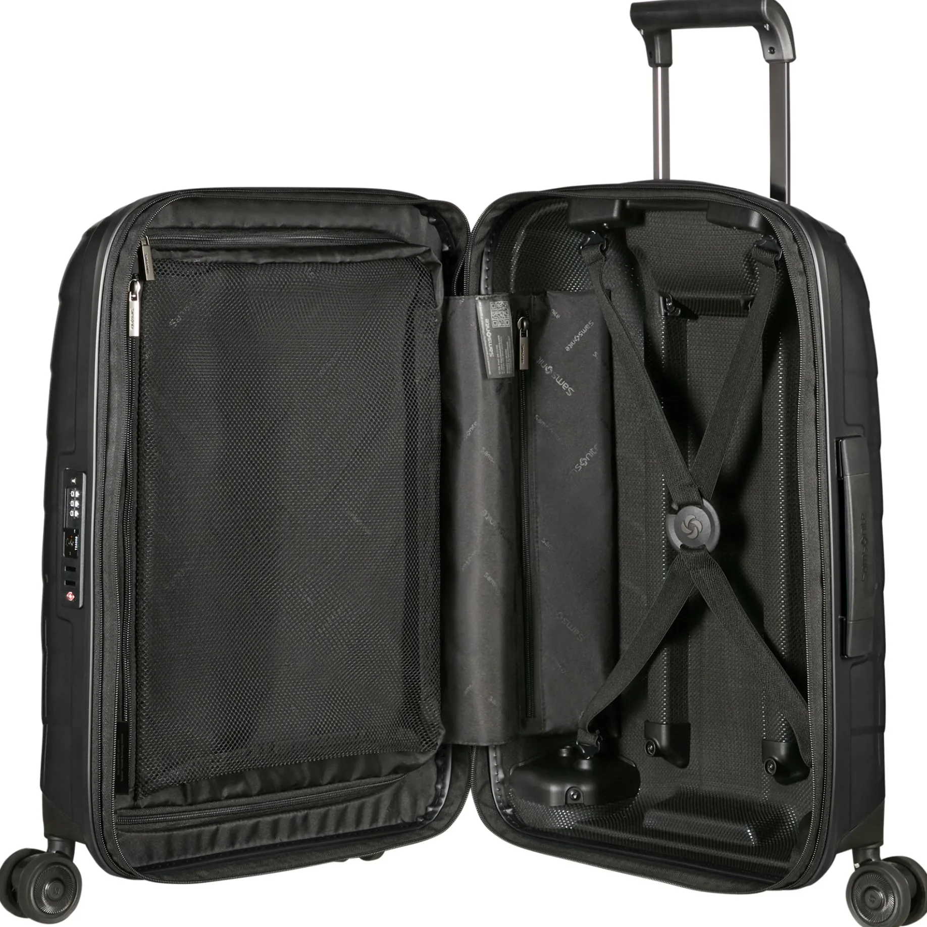 Attrix - 4 Rollen Kabinentrolley S 55 cm erw. (anthracite)