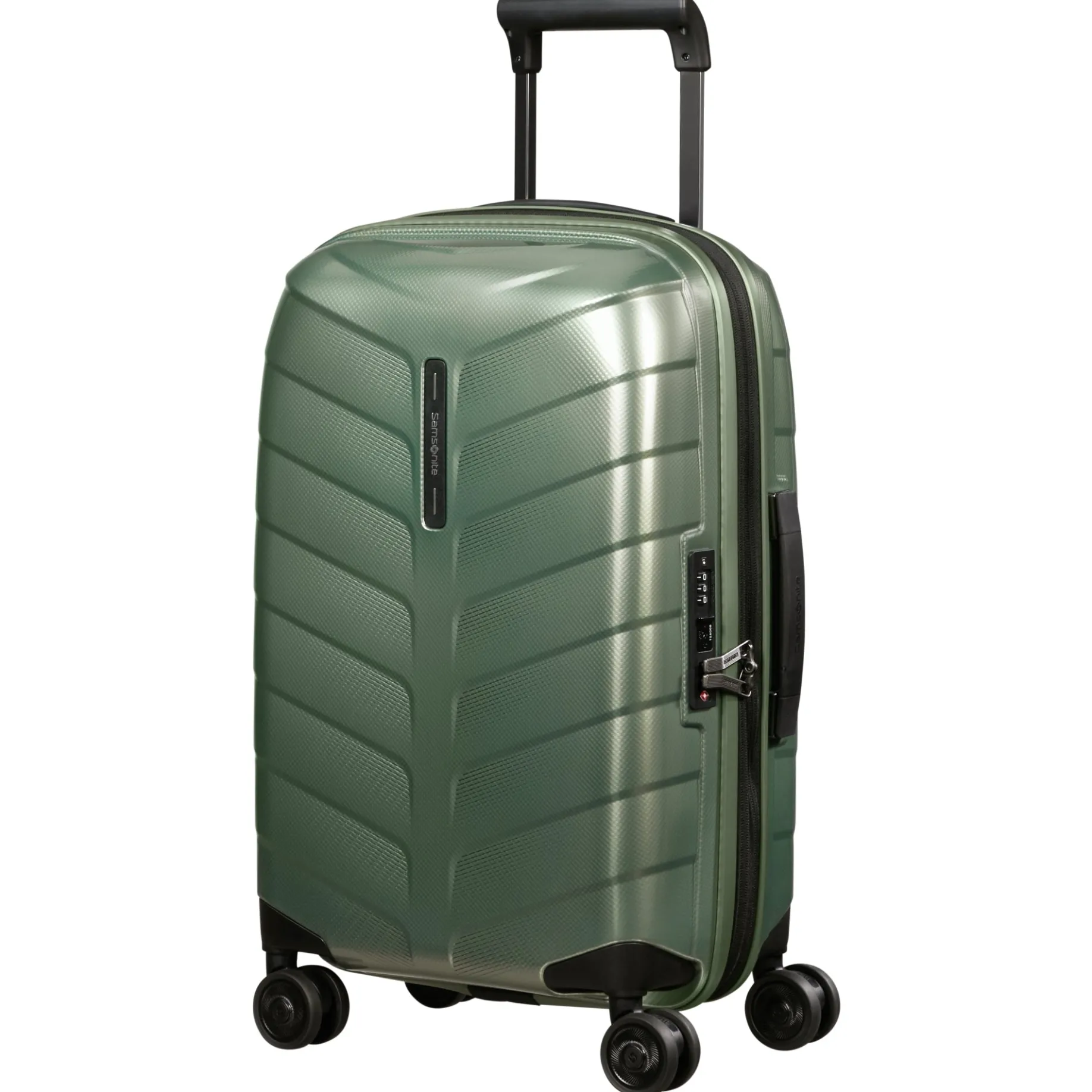 Attrix - 4 Rollen Kabinentrolley S 55 cm erw. (basil green)
