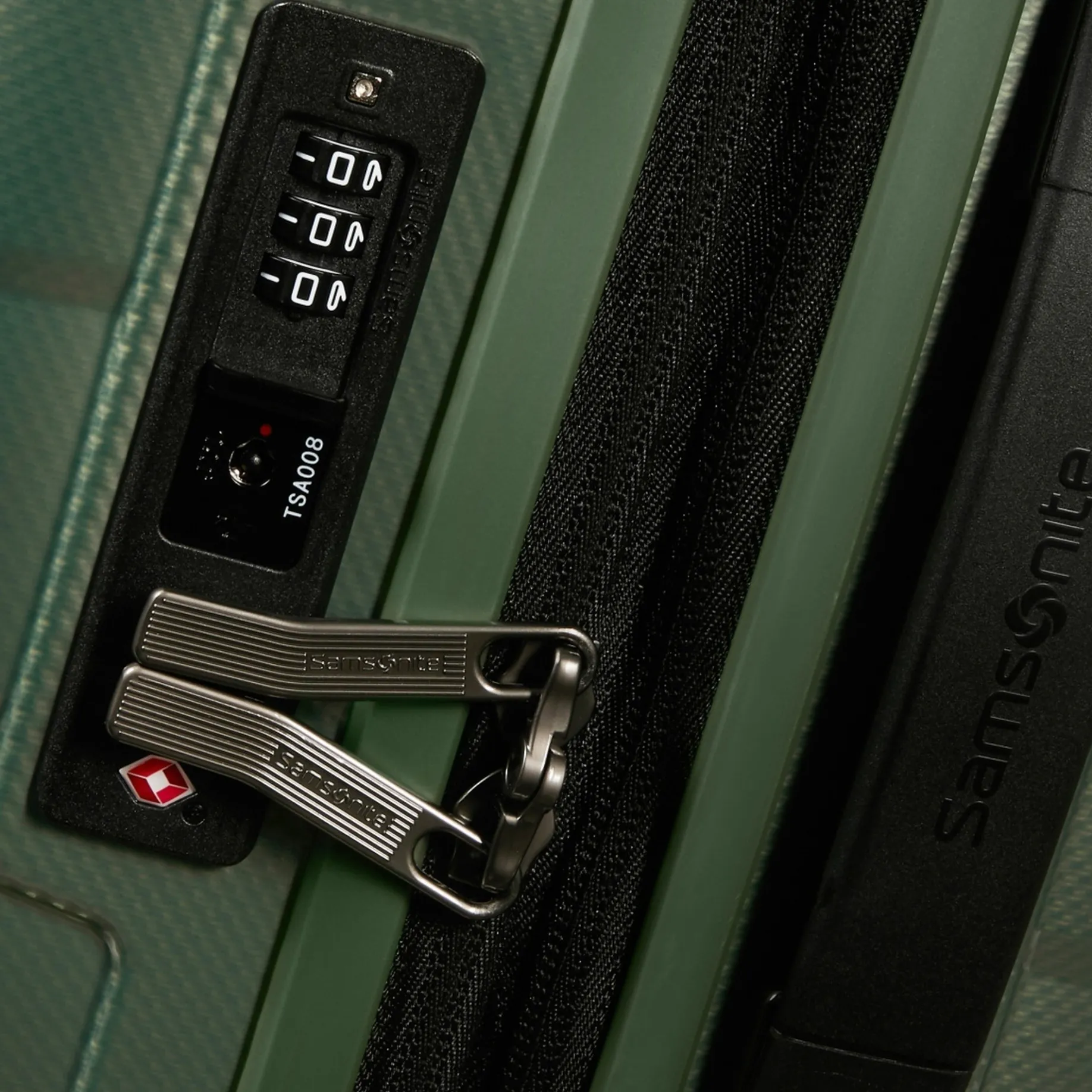Attrix - 4 Rollen Kabinentrolley S 55 cm erw. (basil green)