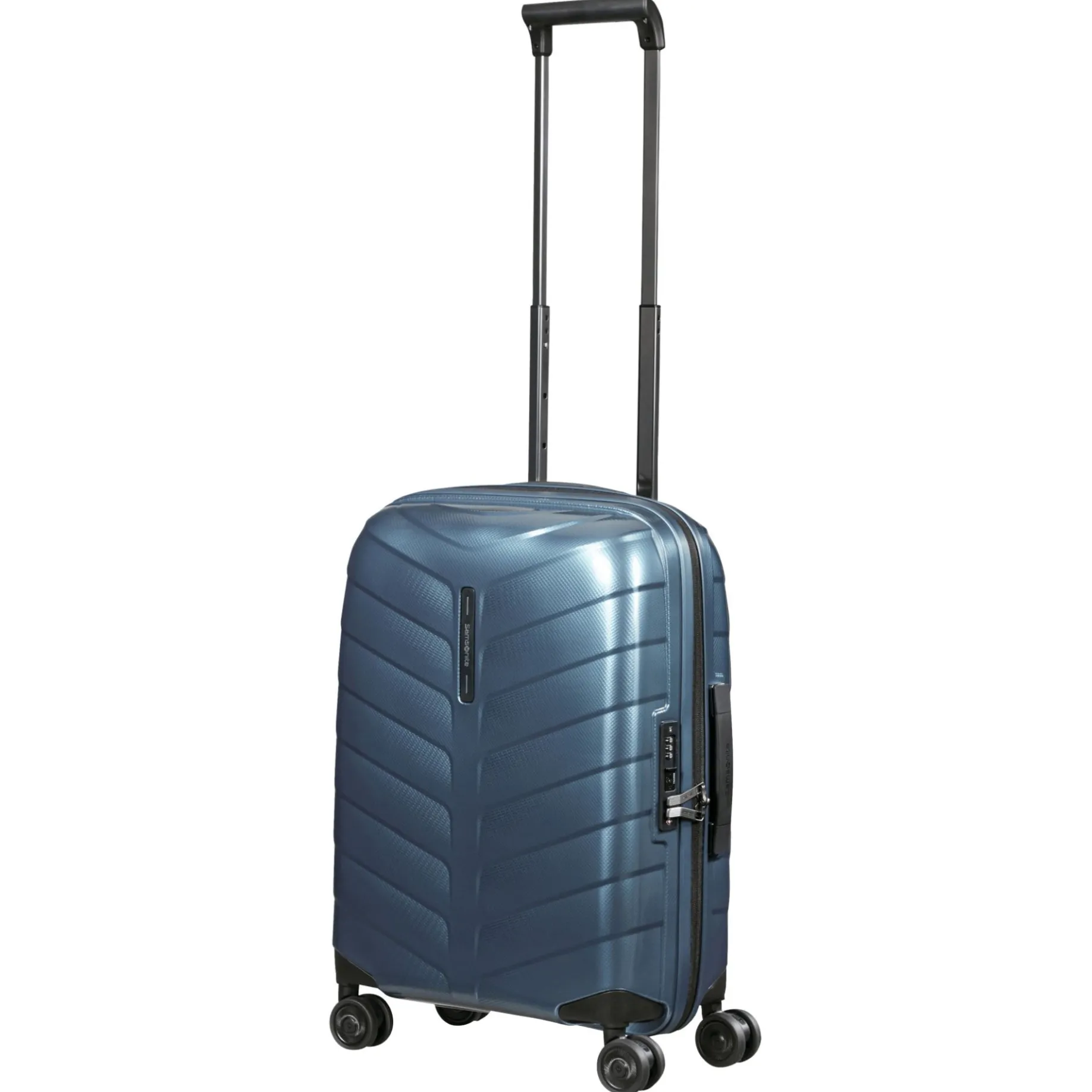 Attrix - 4-Rollen Kabinentrolley S 55 cm erw. (steel blue)