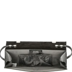 Auguri - Clutch 26 cm Rindsleder (schwarz ack)