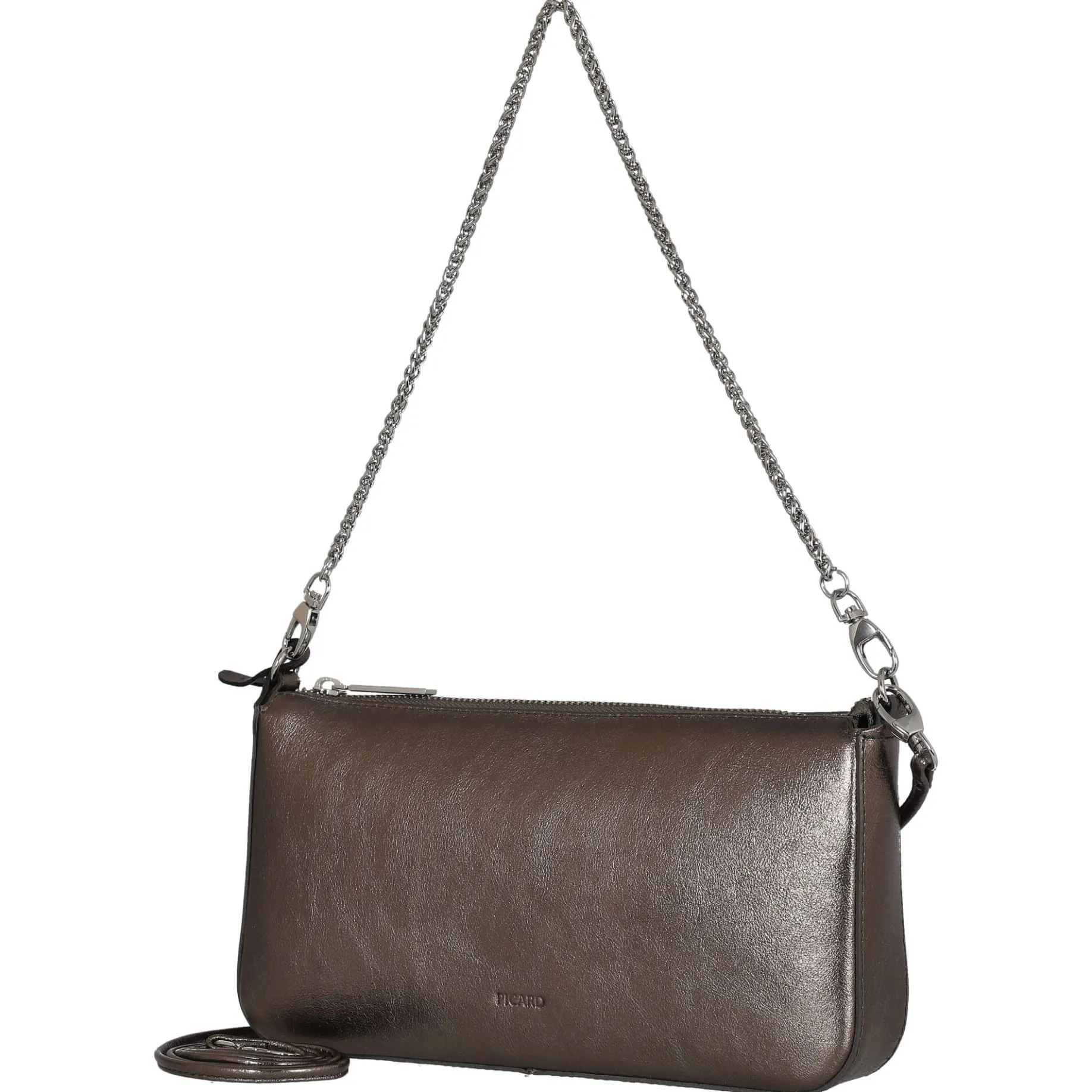 Auguri - Schultertasche 26 cm (altsilber)