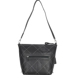 Aurelie - Schultertasche 34 cm Rindleder (ozean)