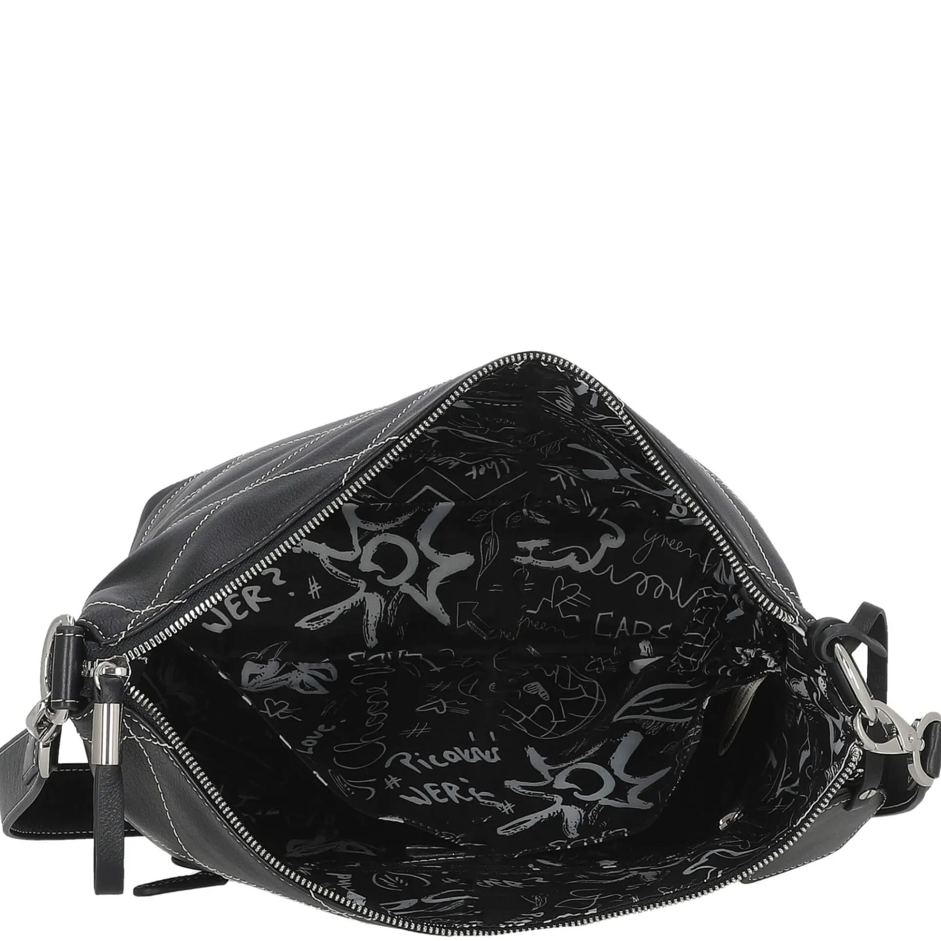 Aurelie - Schultertasche 34 cm Rindleder (ozean)