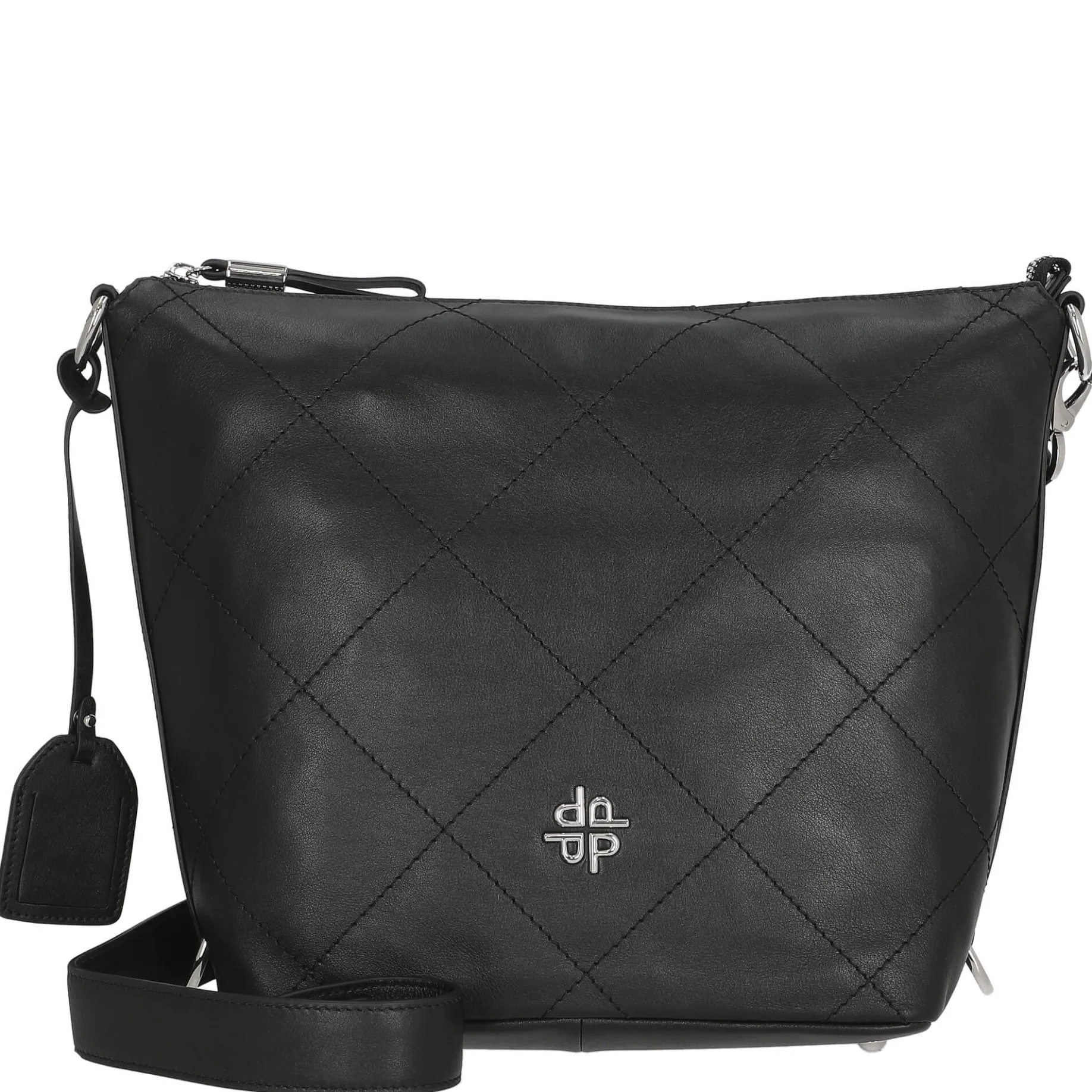 Aurelie - Schultertasche 34 cm Rindleder (black)